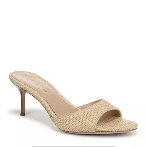 Veronica Beard Shoes - Veronica Beard Tia Slide Sandals Women's 8 Natural Preowned